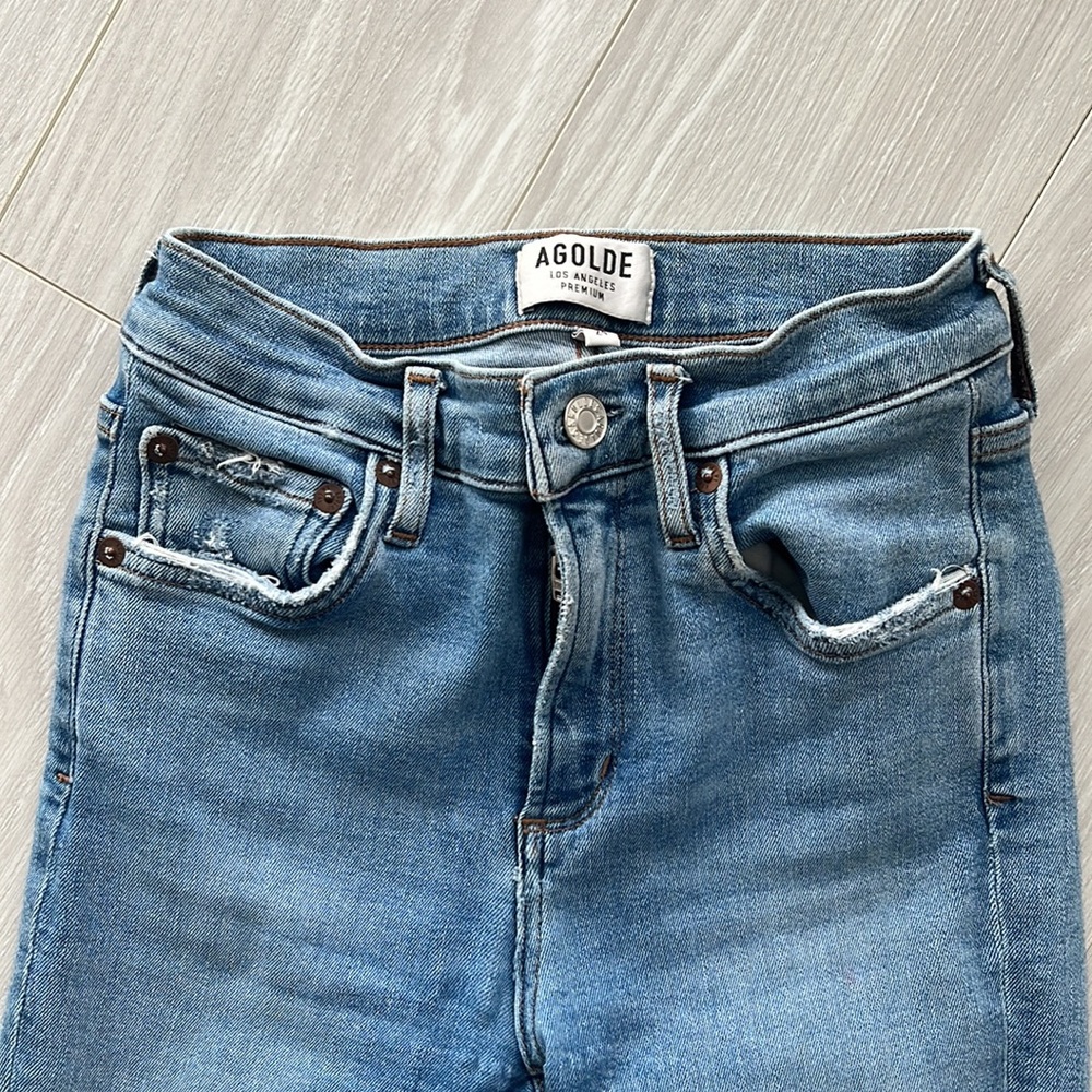 Agolde Sophie High Rise Skinny
